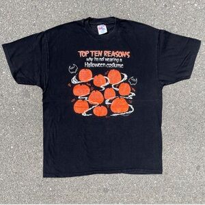 10 Reasons Not Wearing Halloween Costume 1994 Hanes Heavyweight Tee Size (XL)